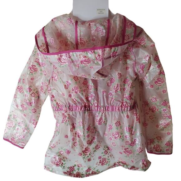 Tahari Girl Floral Raincoat and Umbrella Set, NWT, Girls 7/8 - Picture 3 of 6